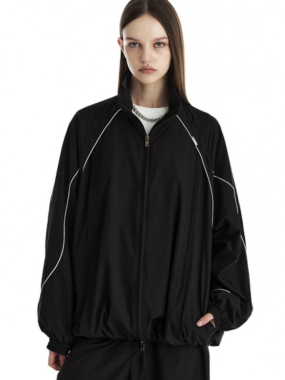 트리밍버드 바람막이 Contrast Piping Set-Up Track 상품이미지3