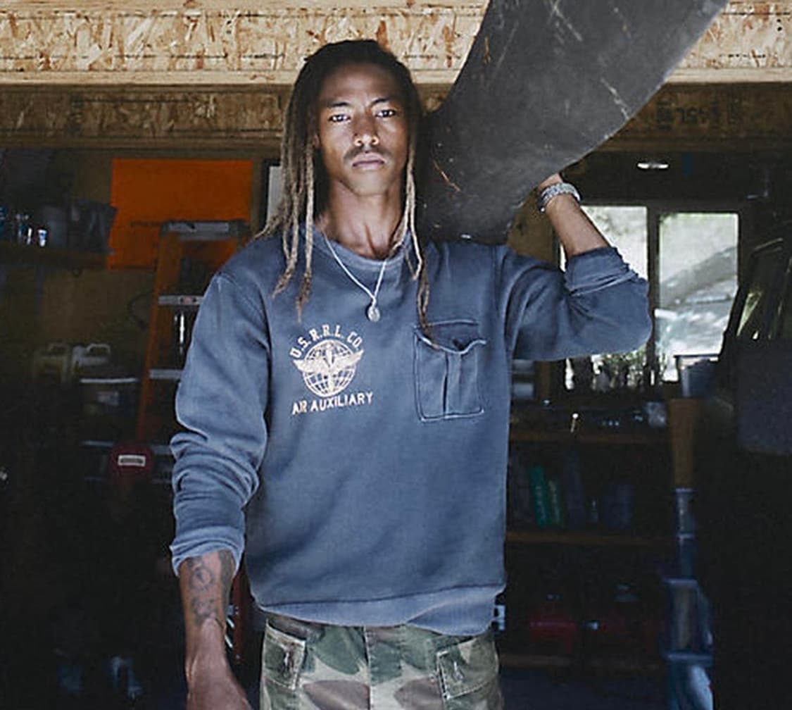 더블알엘 (RRL) 프렌치테리 그래픽 스웨트셔츠 상품이미지4