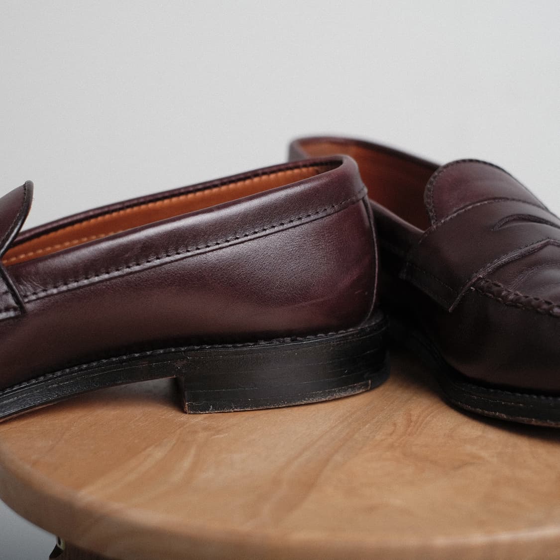 알든 984 8.5D 버건디 카프 페니 로퍼 265-270사이즈 상품이미지8