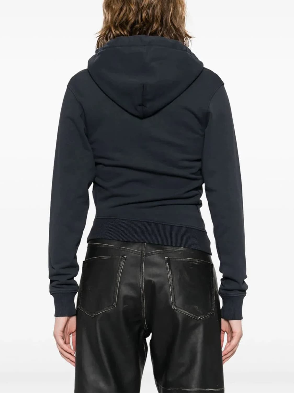 바퀘라 트위스트 후드 집업 네이비M 상품이미지3