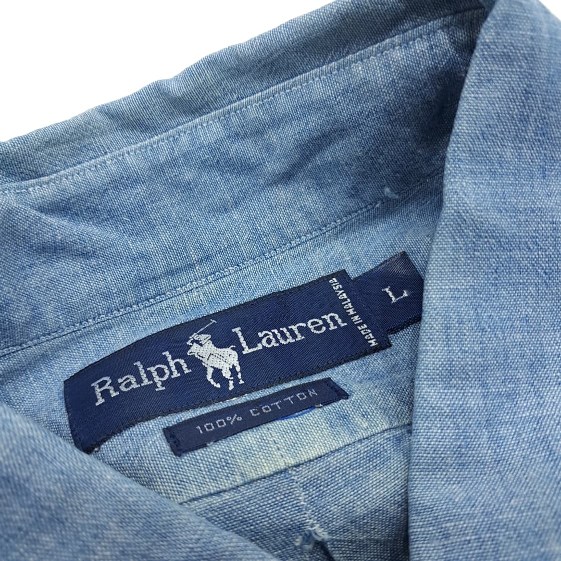 CN843 L 폴로 랄프로렌 샴브레이 긴팔 셔츠 남방 상품이미지4