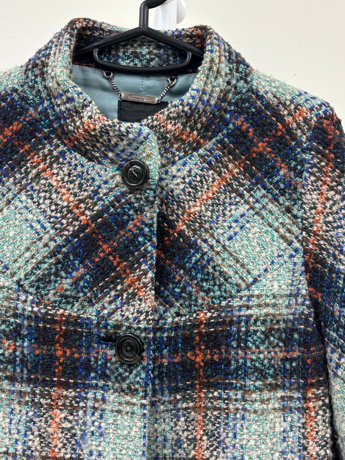 빈티지 민트 하프 울코트 자켓 상품이미지6