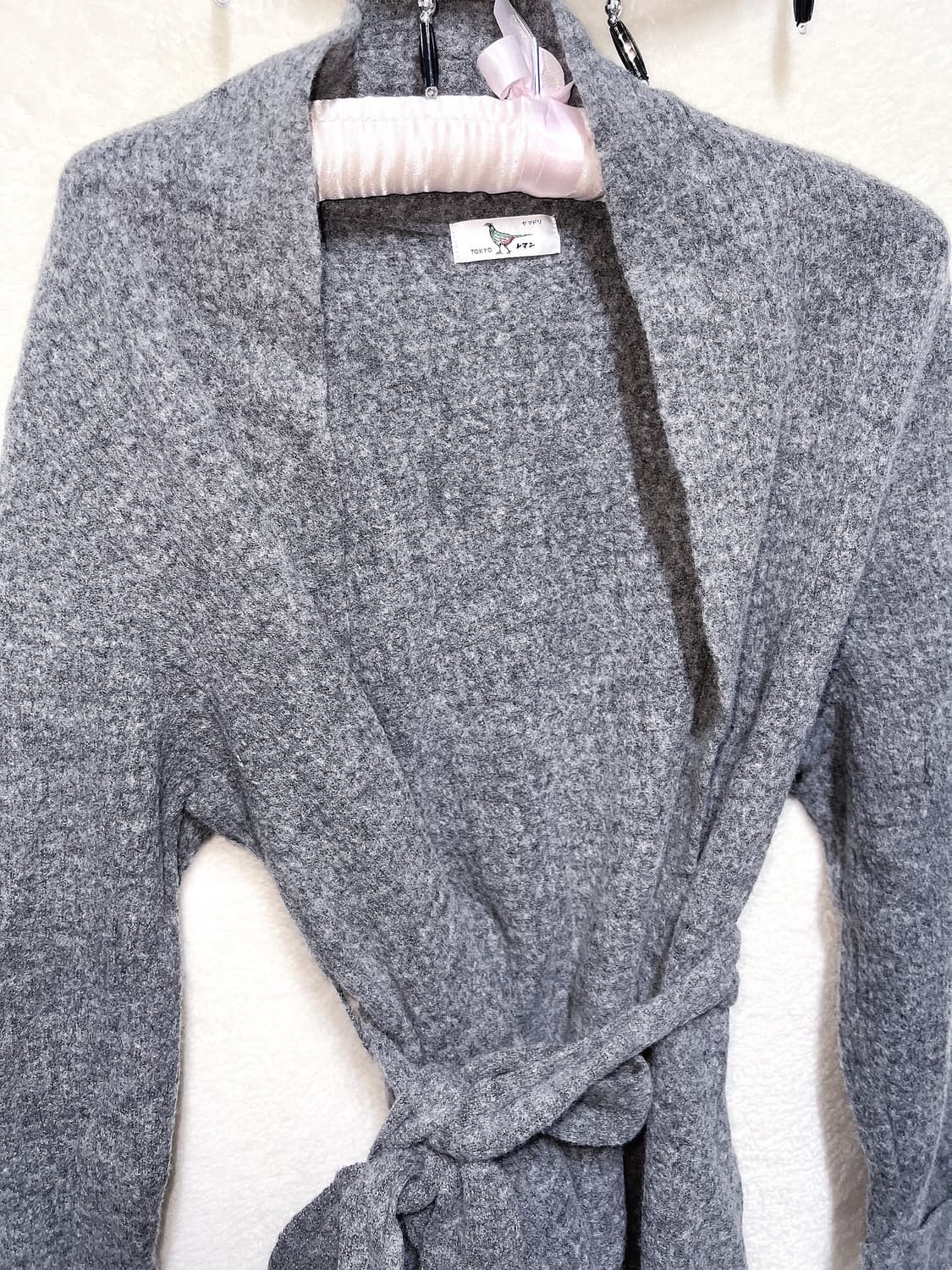 오리엔탈 윈터페어리 그런지 그레이 벨트 니트가디건 로브 갸루 펑크 핀터 상품이미지8