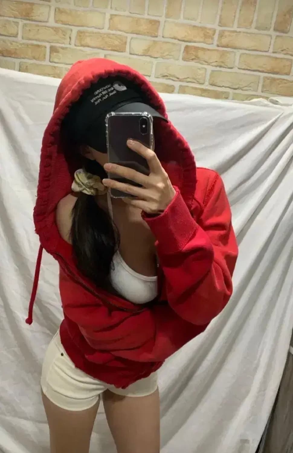 아베크롬비 후드집업 ,XL,빨강 상품이미지6