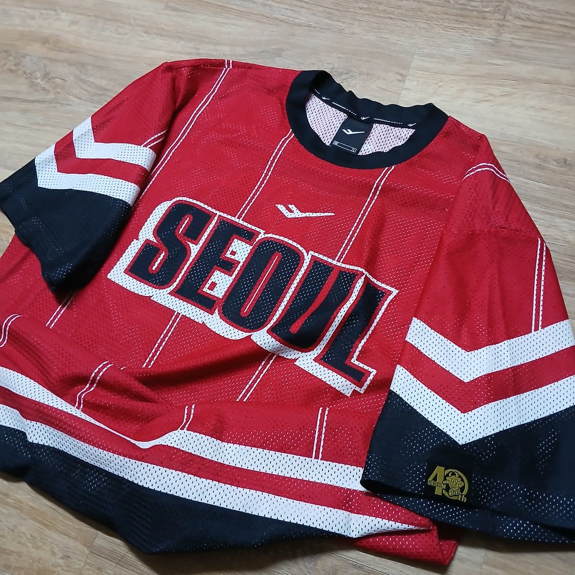 프로스펙스 FC서울 매쉬 반팔 유니폼 져지 축구 풋살 상품이미지1