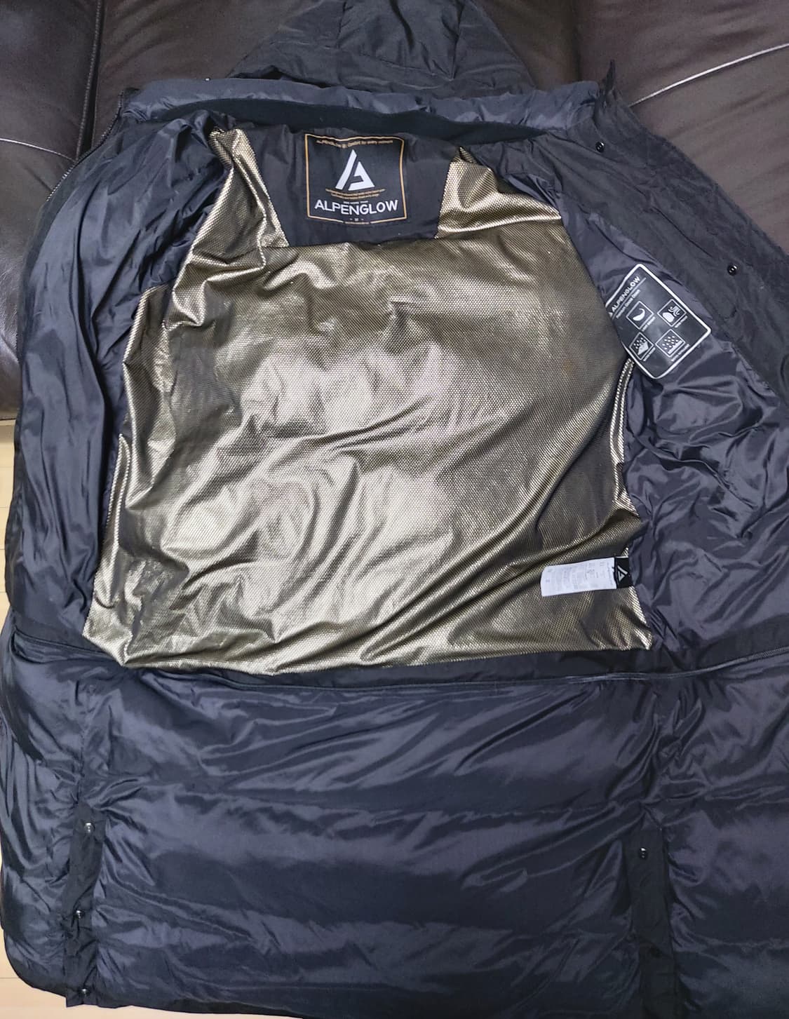 알펜글로우 여성 프리미엄 구스다운 롱패딩(M) 상품이미지7