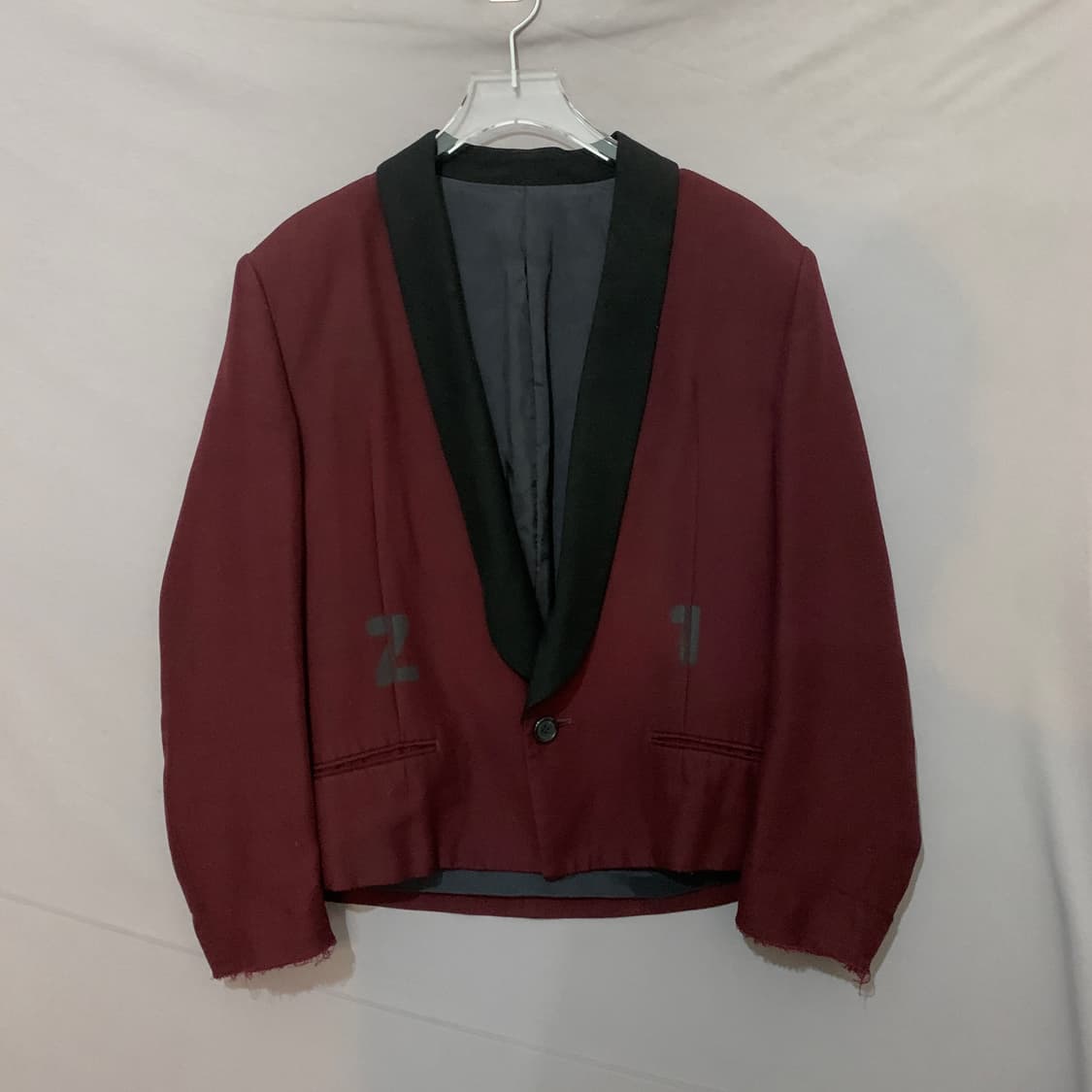 1 언더커버 19 ZORUGE 카라 배색 블레이저 자켓 상품이미지2