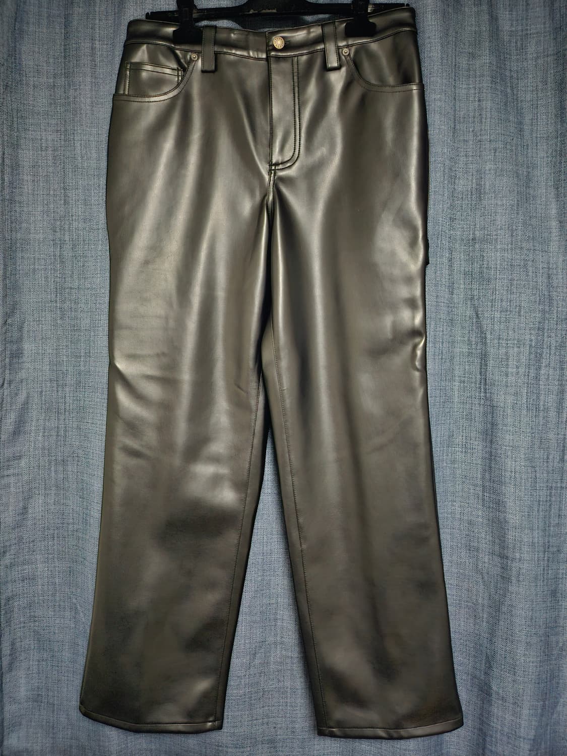 guess /게스 오리지널스 PU 카펜터 팬츠 블랙 상품이미지6