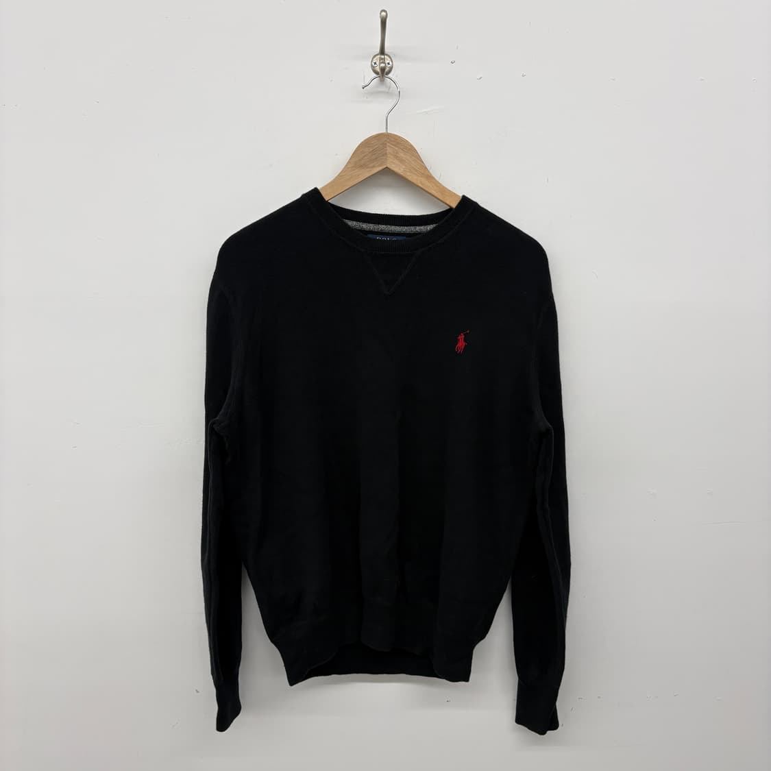 폴로 랄프로렌 블랙 라운드넥 니트 남성 M 상품이미지1