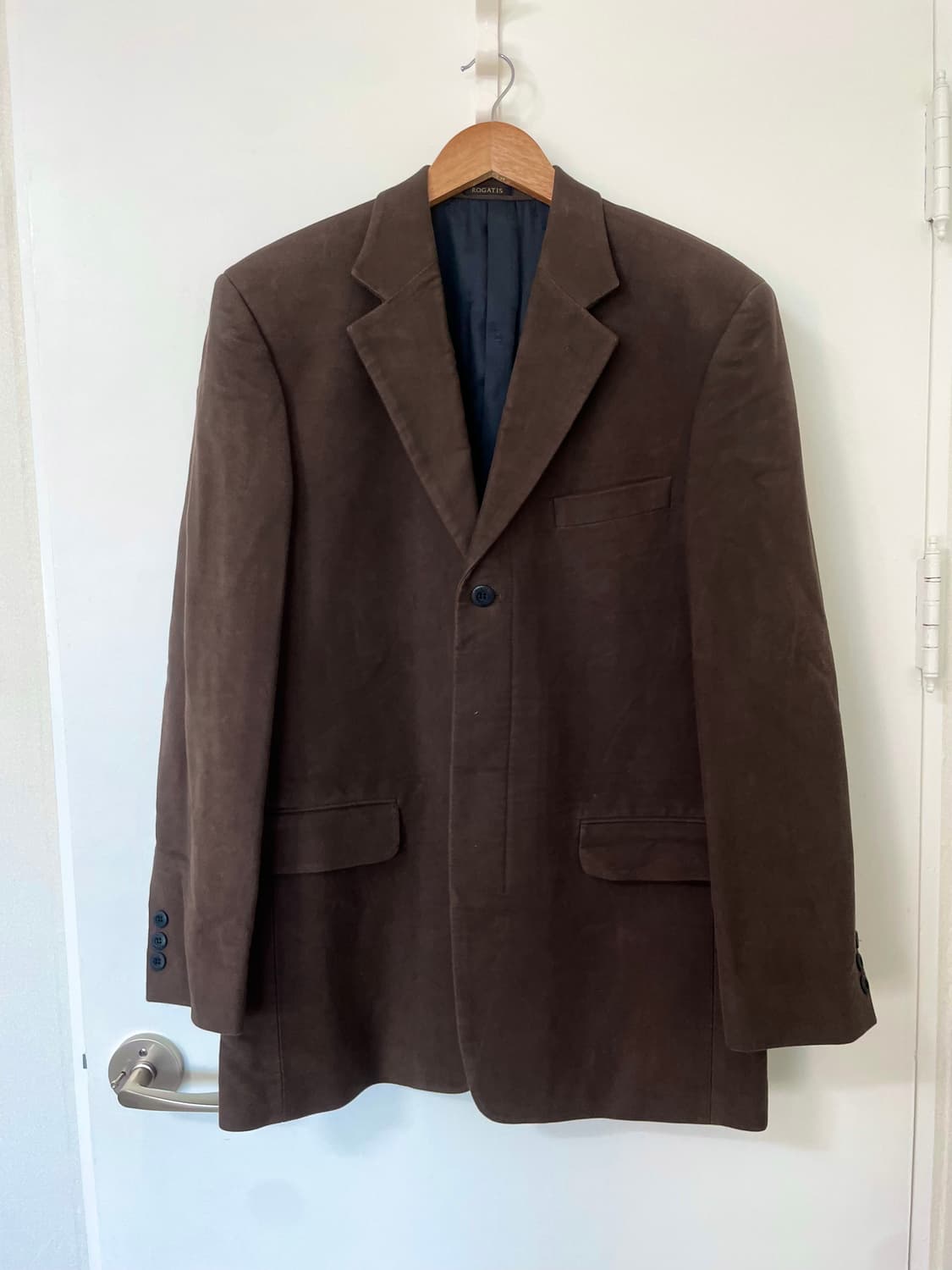 로가디스 빈티지 브라운 자켓 상품이미지1