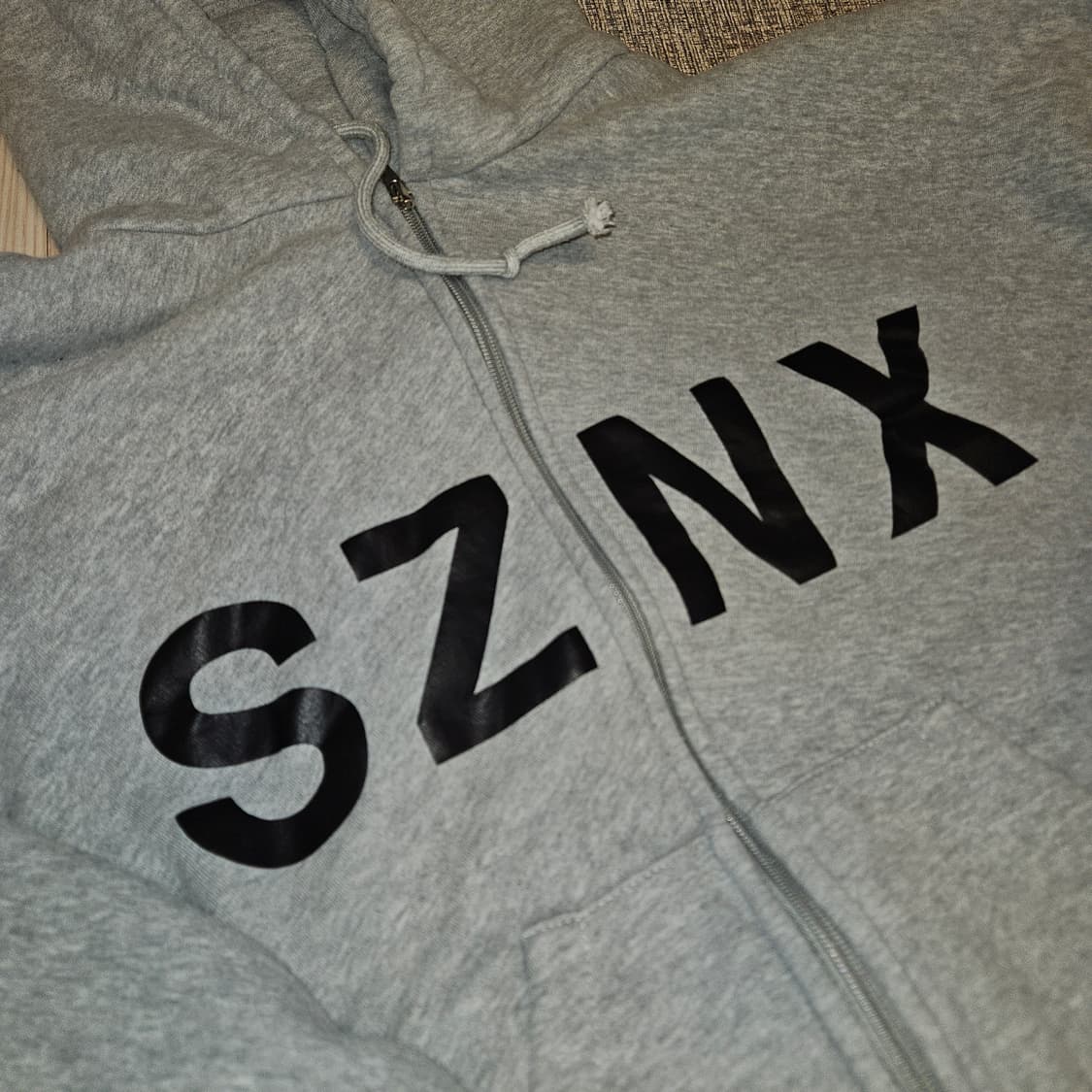 [1] 이지 hd-10 SZNX 그레이 후드집업 상품이미지1