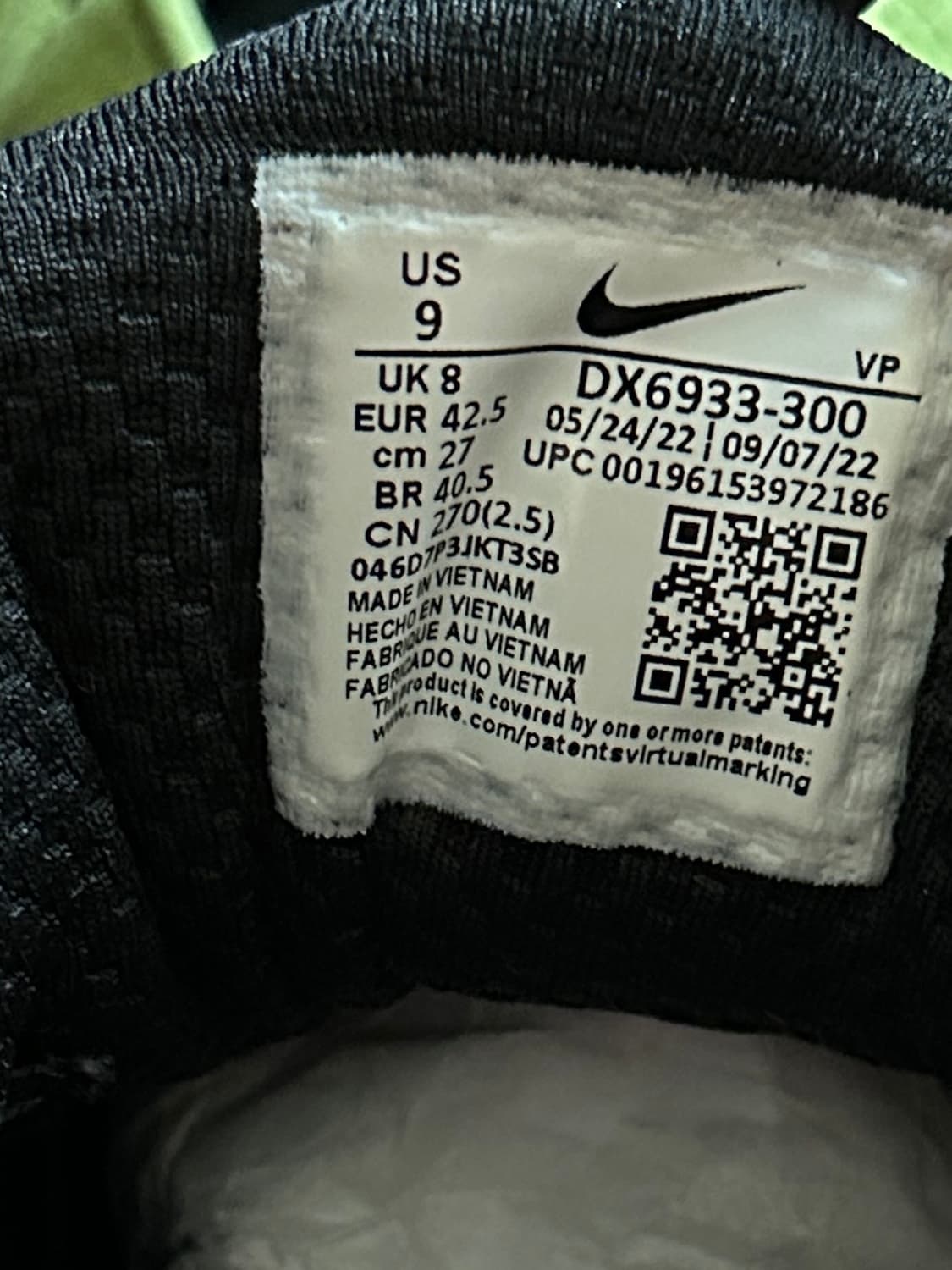 나이키 x 스투시 에어 페니 2 비비드 그린 앤 블랙 상품이미지8