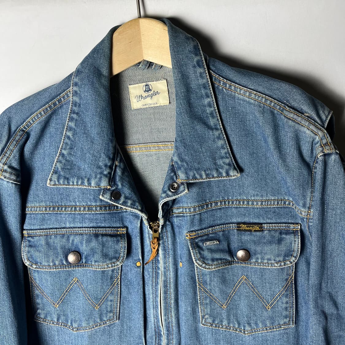 [Wrangler] 00's 랭글러 재팬 블루벨 웨스턴 데님자켓 상품이미지3