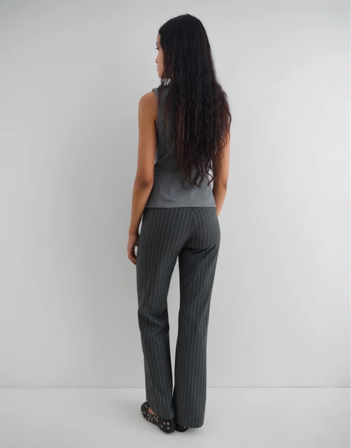 [36] 기마구아스 Nicole 핀 스트라이프 트라우저 상품이미지5