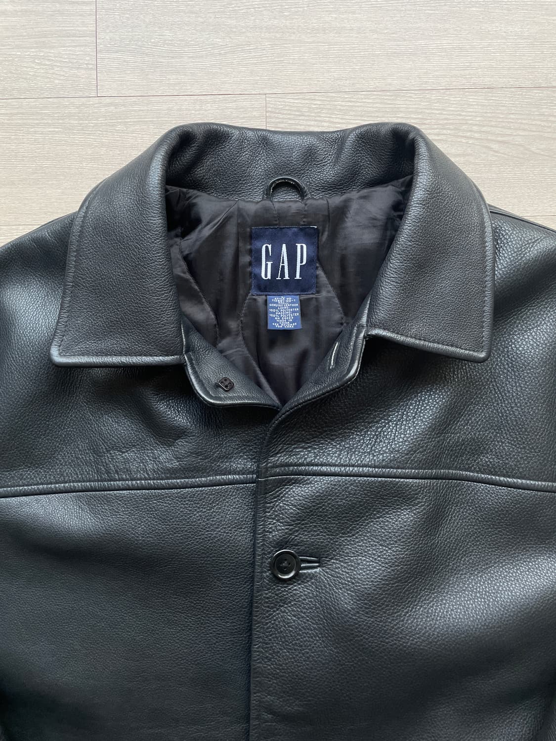 90s 올드갭 레더 카코트 gap carcoat 상품이미지5