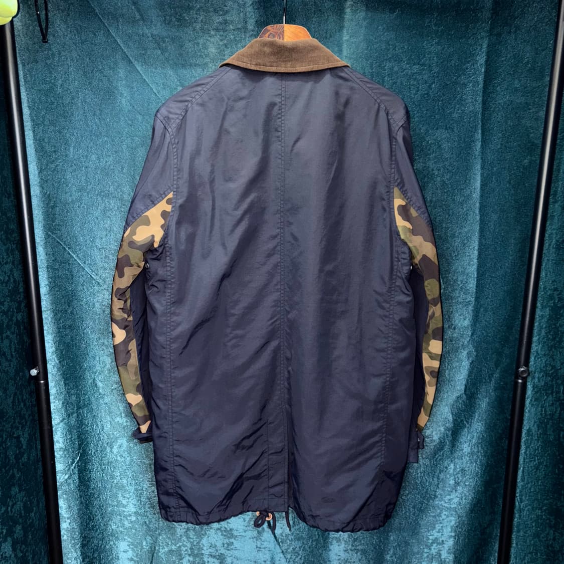 (M) FUBU 코듀로이 카라 리버시블 네이비 야상 자켓 상품이미지3