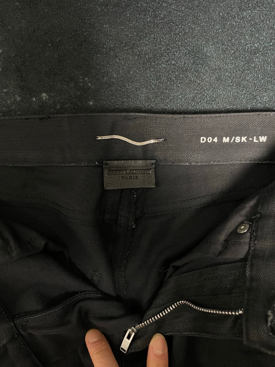 생로랑 14fw 레더패널진 상품이미지3