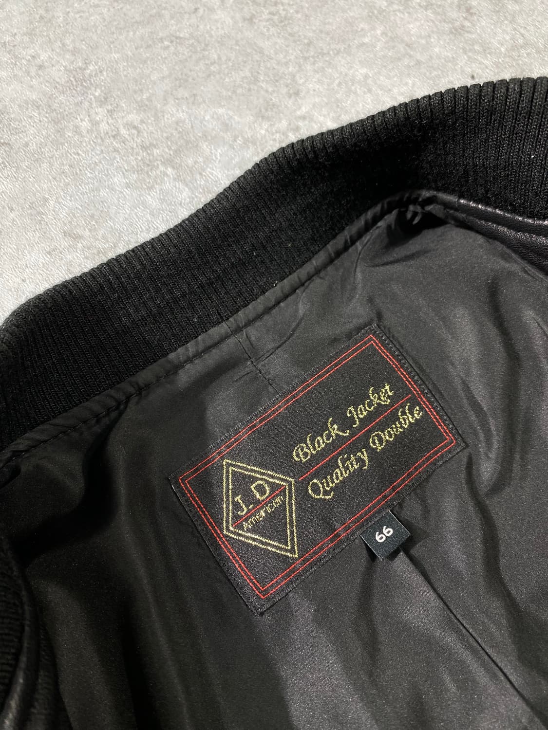 [M] Vintage 빈티지 3스트라이프 램스킨 레더자켓 상품이미지7