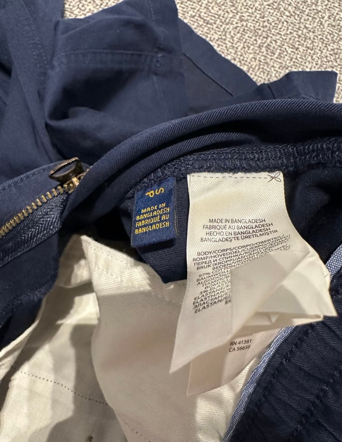 (급처) 폴로 랄프로렌 6인치 네이비 반바지 상품이미지2