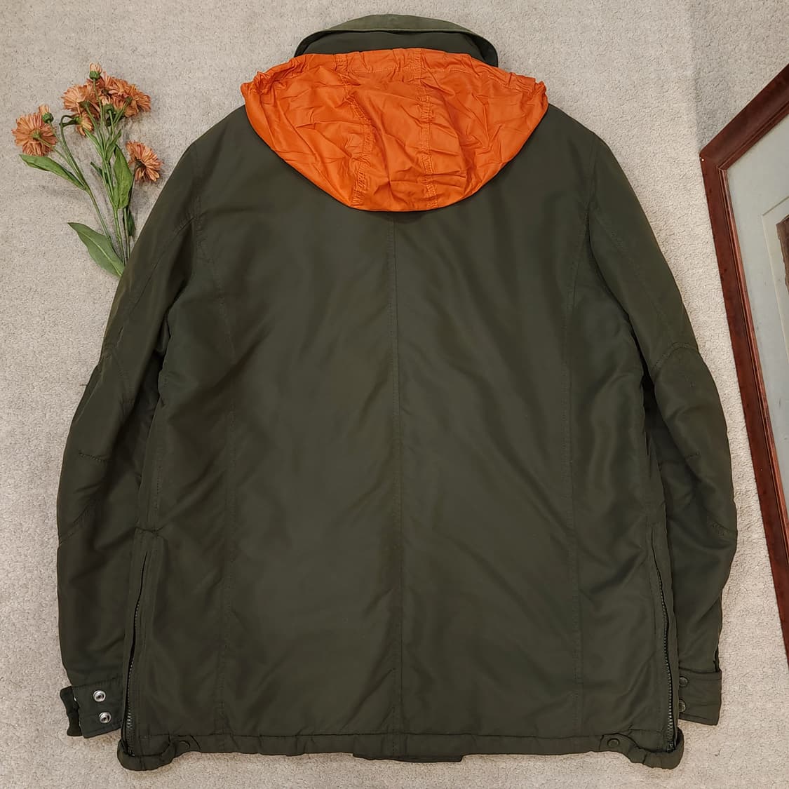 90s 헨리코튼 필드자켓 이탈리안 밀리터리 클래식 마운틴 파카 50 상품이미지3