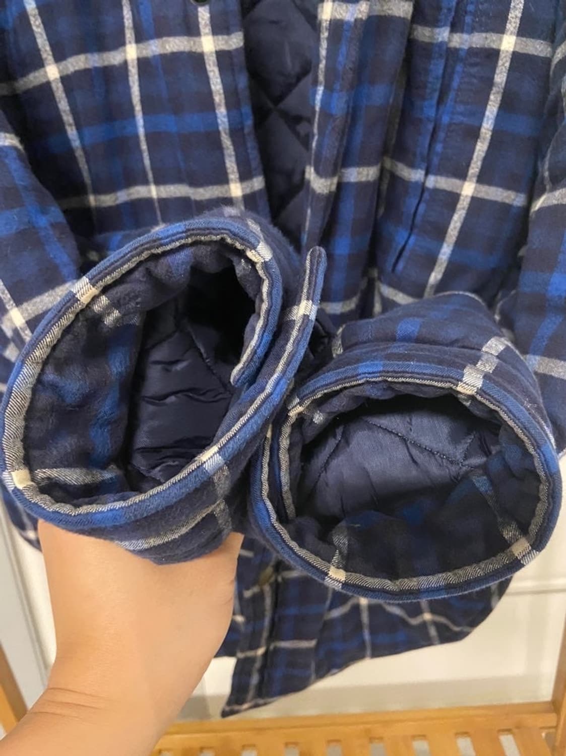 [46] 발렌시아가 fw17 플라넬 패디드 오버사이즈 셔츠 자켓 상품이미지6