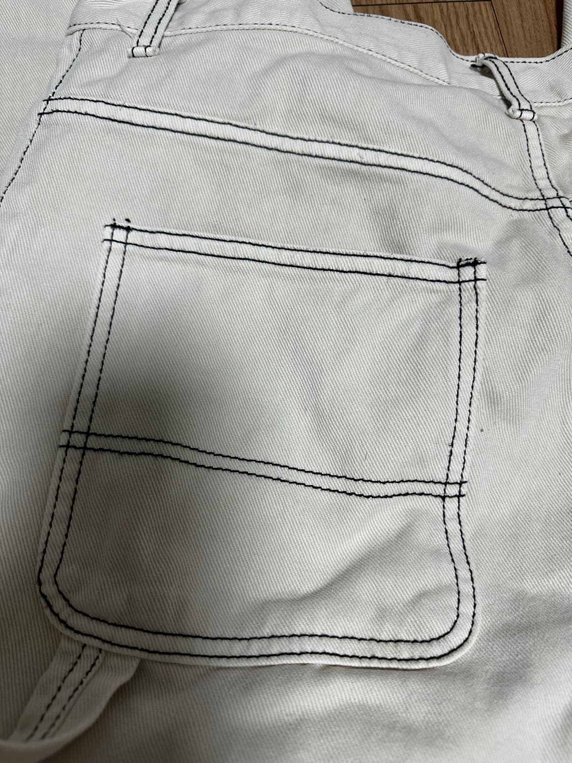 위캔더스 DRAGGY WORK PANTS (IVORY) 상품이미지7
