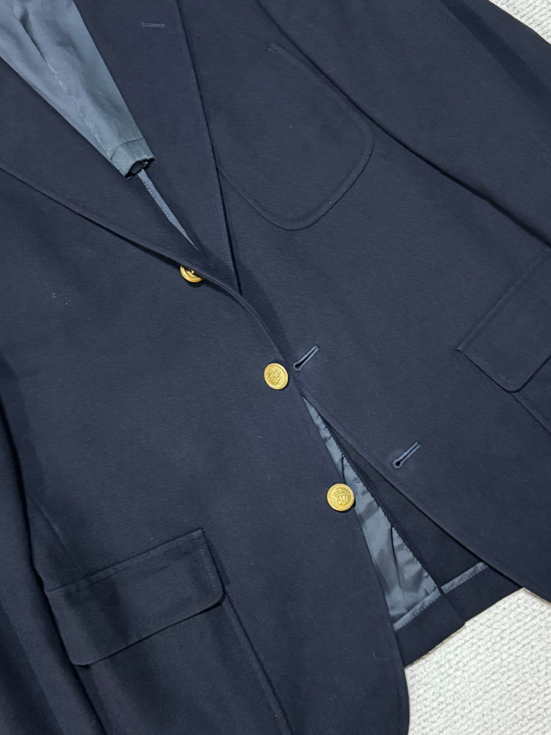 제이프레스 네이비 금장 블레이저 100사이즈 상품이미지3