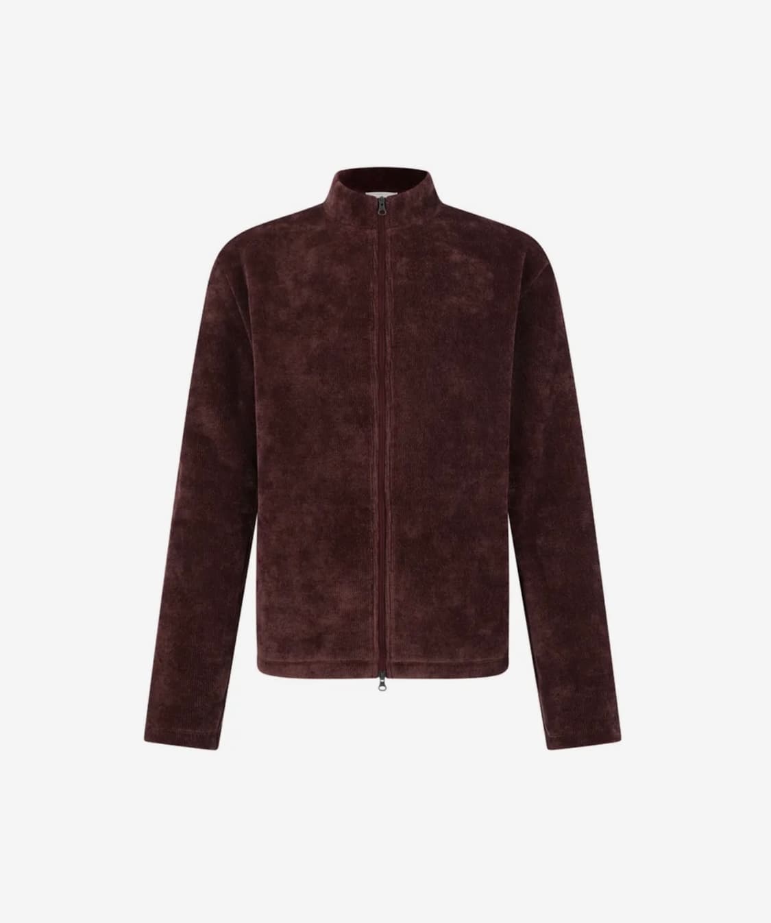 아모멘토 벨벳 집업 버건디 상품이미지2