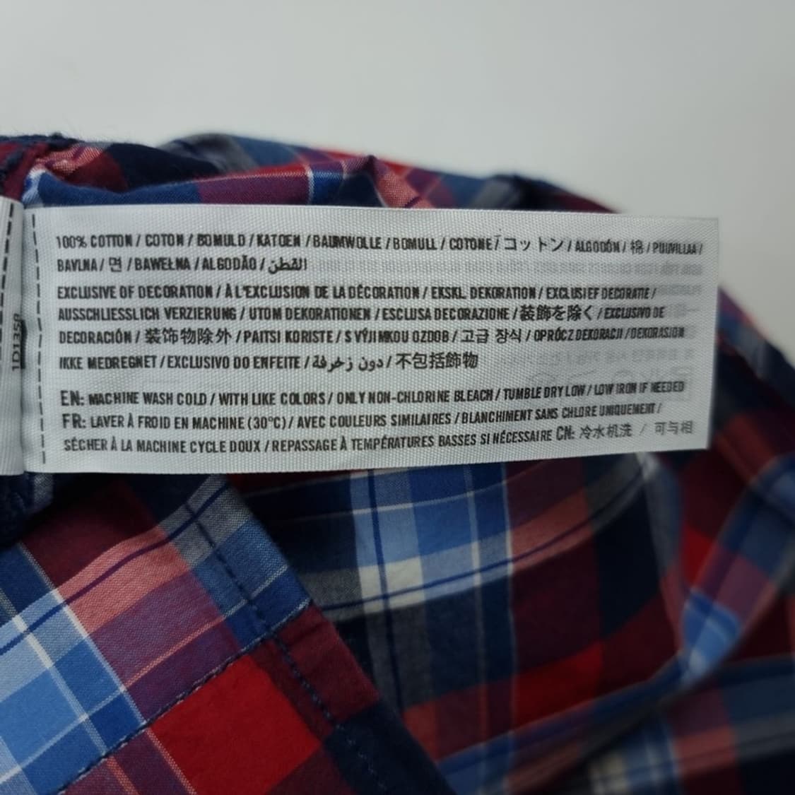 [아베크롬비] 로고 자수 빈티지 체크 반팔 셔츠 M20227 상품이미지9