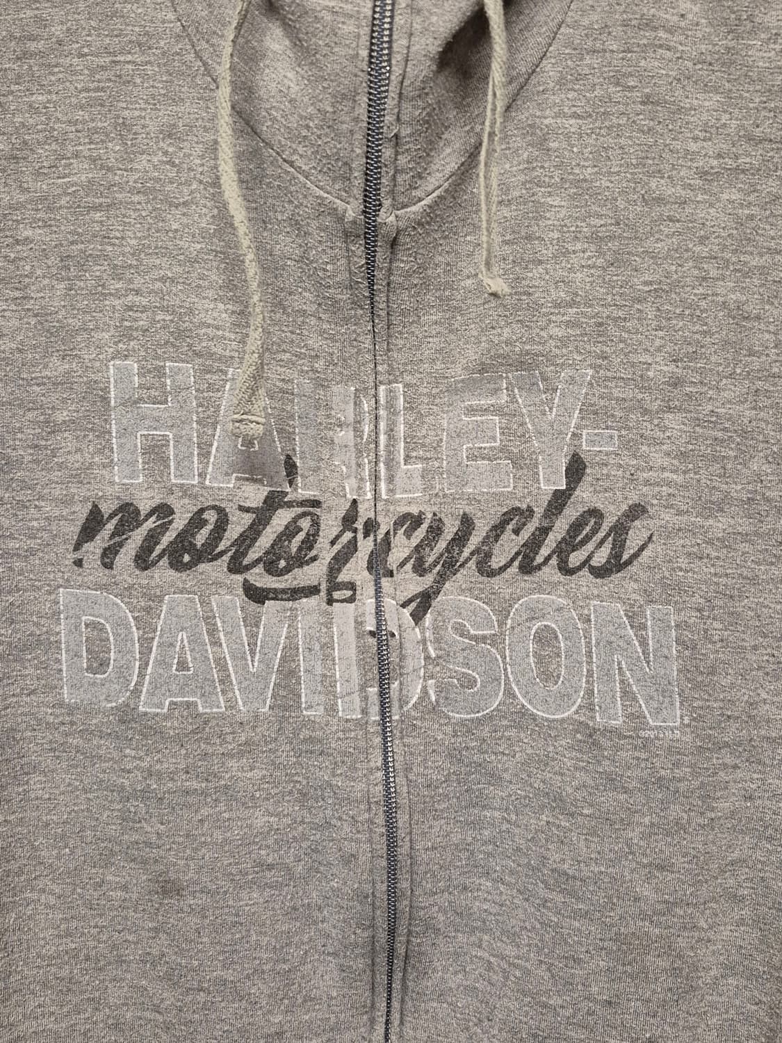 HARLEY DAVIDSON GREY HOODIE ZIPUP  상품이미지4