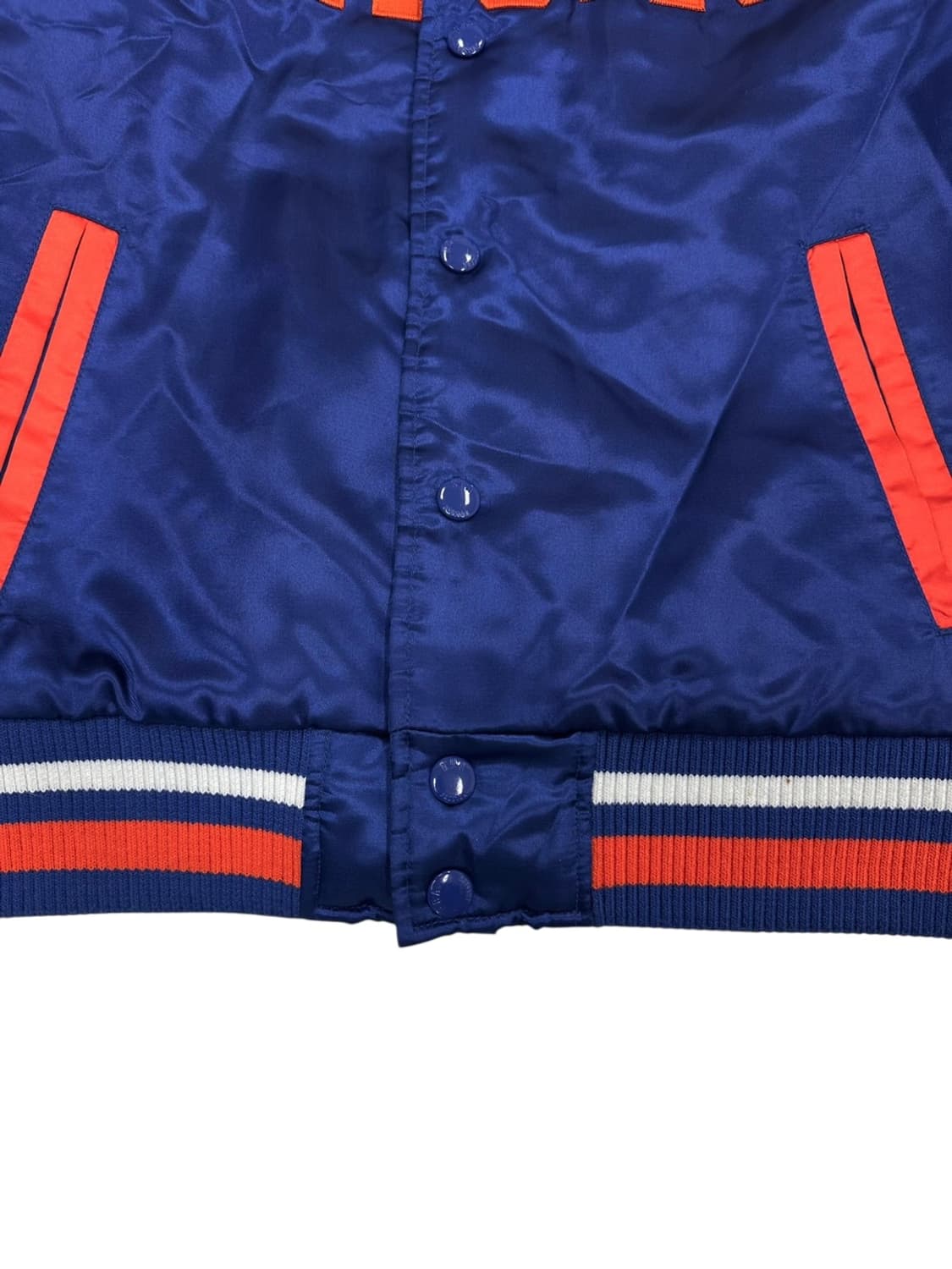 NBA 뉴욕닉스 누빔 바시티자켓 블루 (L) 상품이미지6