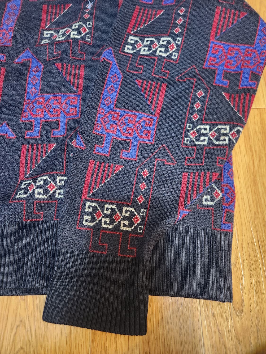 빈티지 생로랑 패턴니트 (하자있음) 상품이미지2