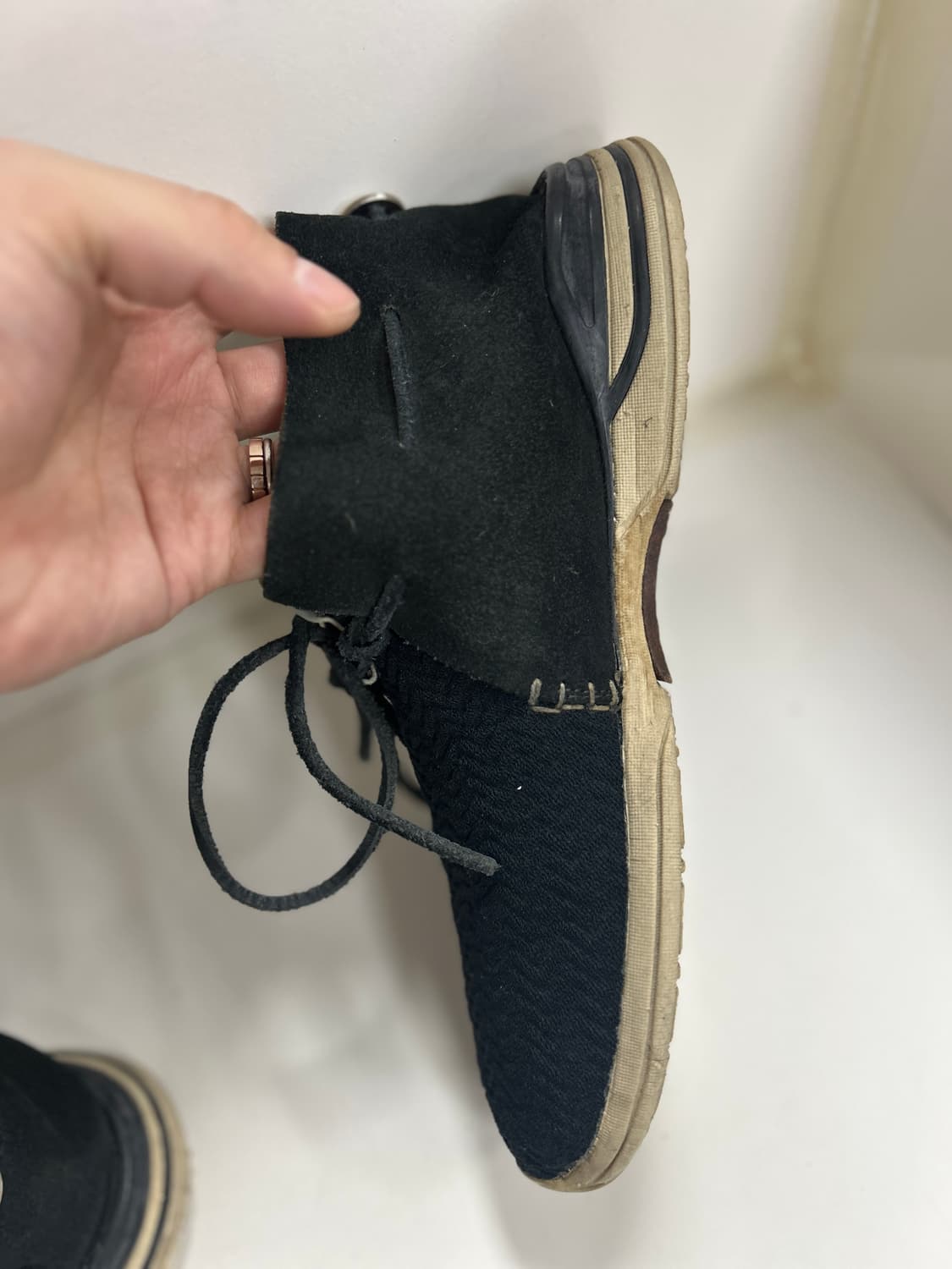 VISVIM 비즈빔 HURON 니트스웨이드 콘초 커스텀 부츠 275 상품이미지7