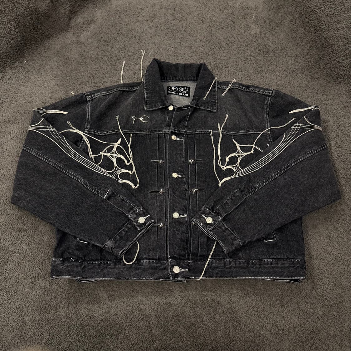 [정품/3] 떠그클럽 트라이벌 트리 데님 떠그 자켓 상품이미지3
