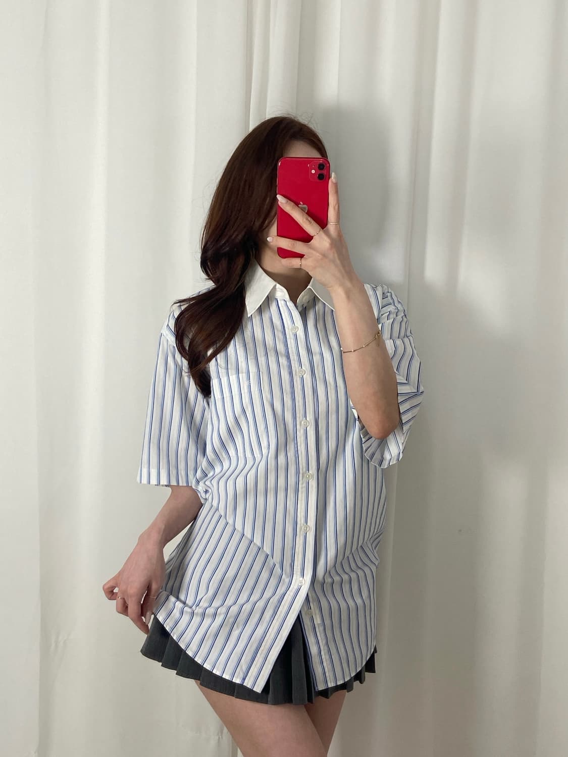 발렌시아가 BB로고 셔츠 상품이미지3