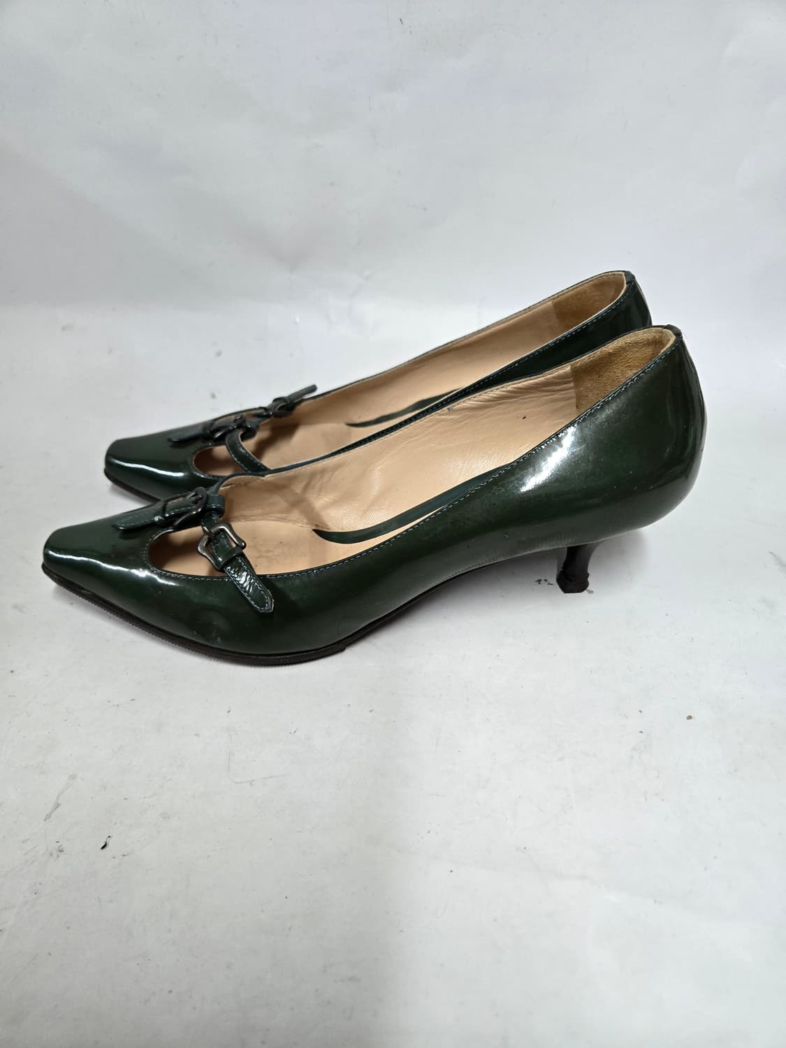 펜디 그린 페이던트 메리제인 펌프스36 1/2 235mm 상품이미지3