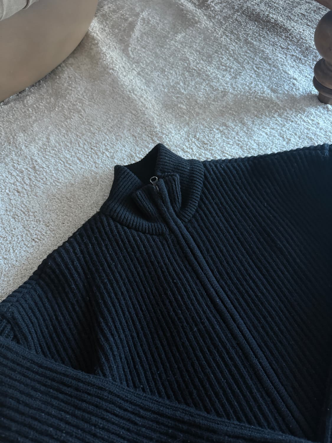 아모멘토 풀니들 집업 블루종 상품이미지2