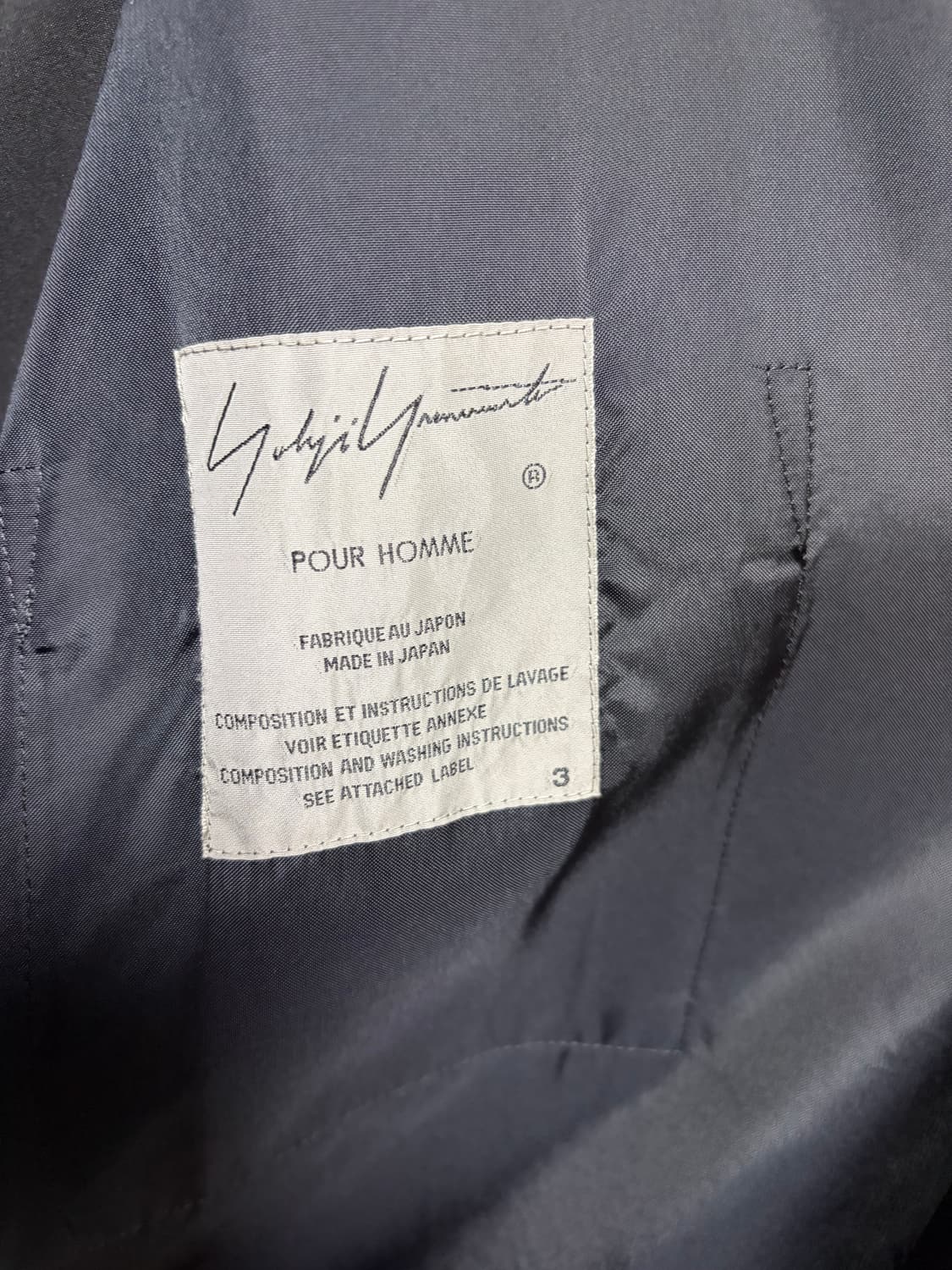 요지 야마모토 스텝셔츠 상품이미지4