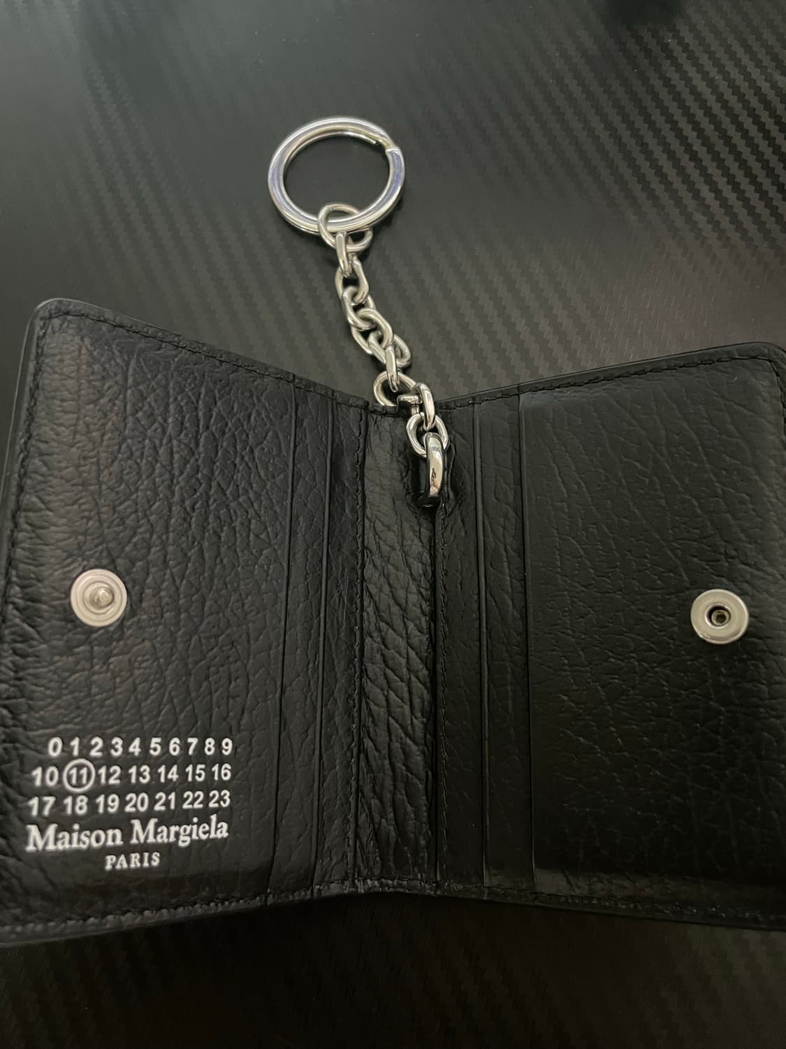 메종 마르지엘라 키링 지갑 블랙 상품이미지3