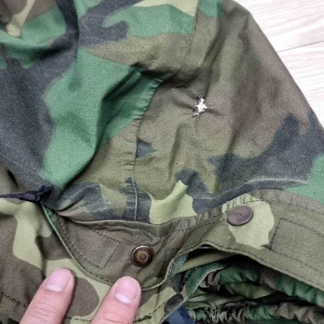 미군 오리지널 우드랜드 고어덱스 자켓(mr) 상품이미지5