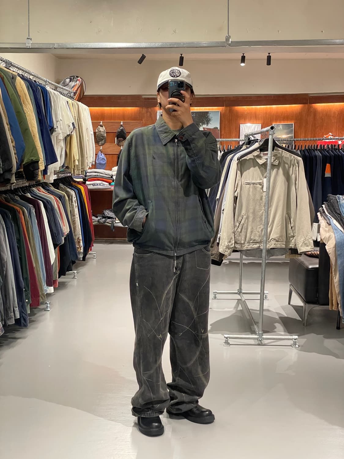 노티카 스윙톱 체크 자켓   상품이미지4