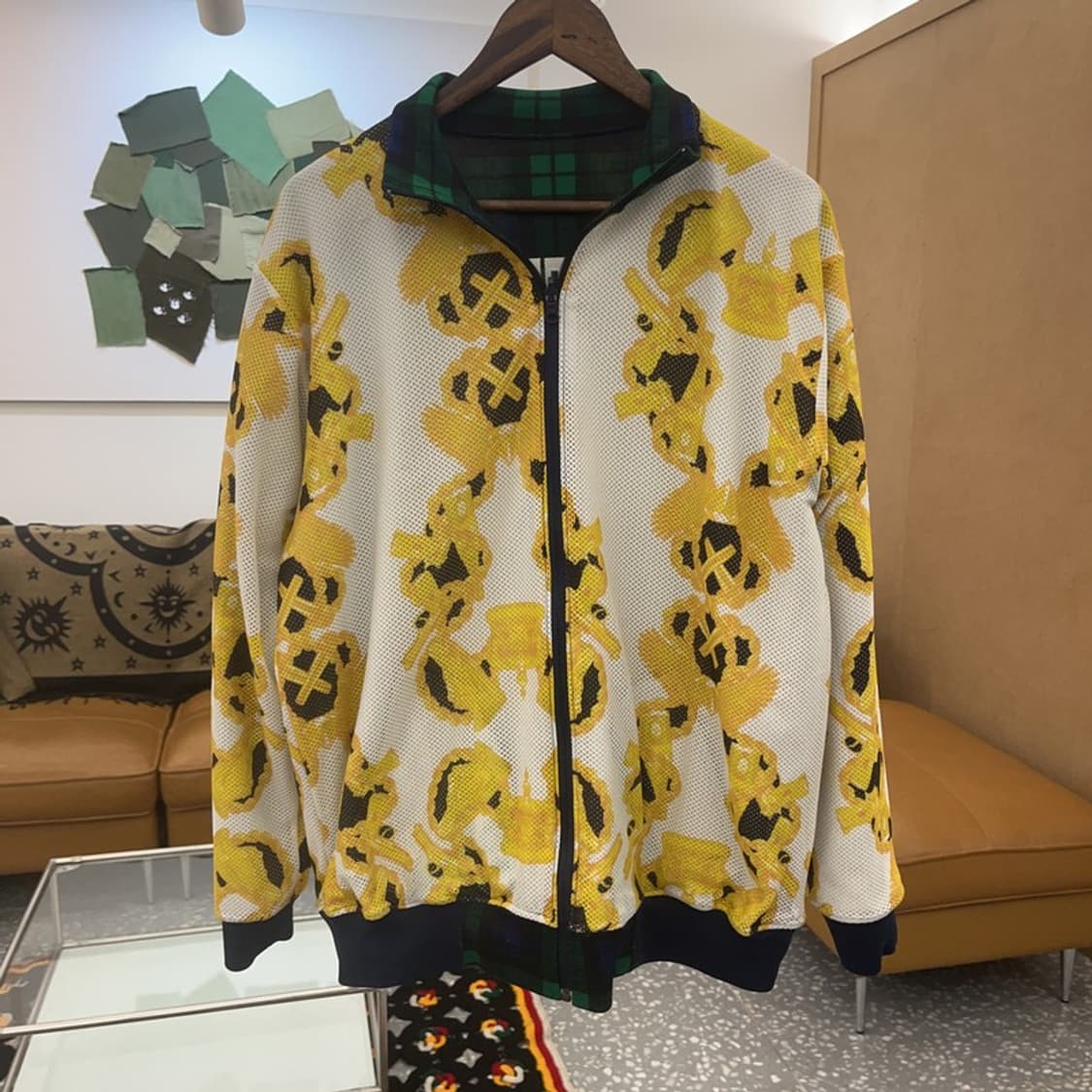 페노메논 유니크 키치 레터링 리버시블 양면 자켓 L C07255 상품이미지5