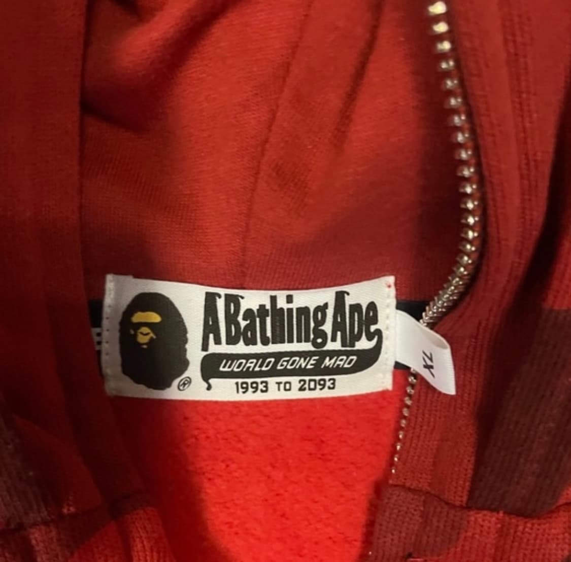 베이프 더블샤크후드 적계 새상품 (급처 상품이미지2