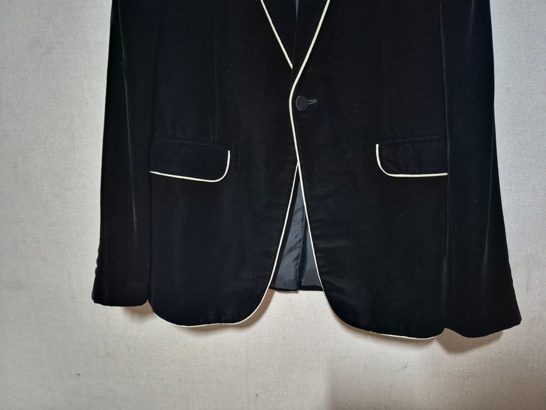 Sanit Lauren 생로랑 벨벳 타이팅 재킷 (46) 상품이미지4