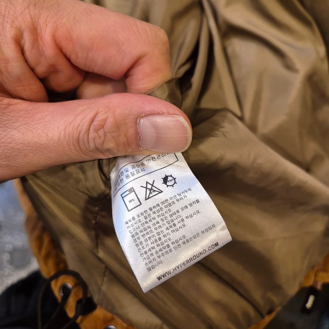 M 네스티 팬시클럽 브라운 패딩점퍼  상품이미지5