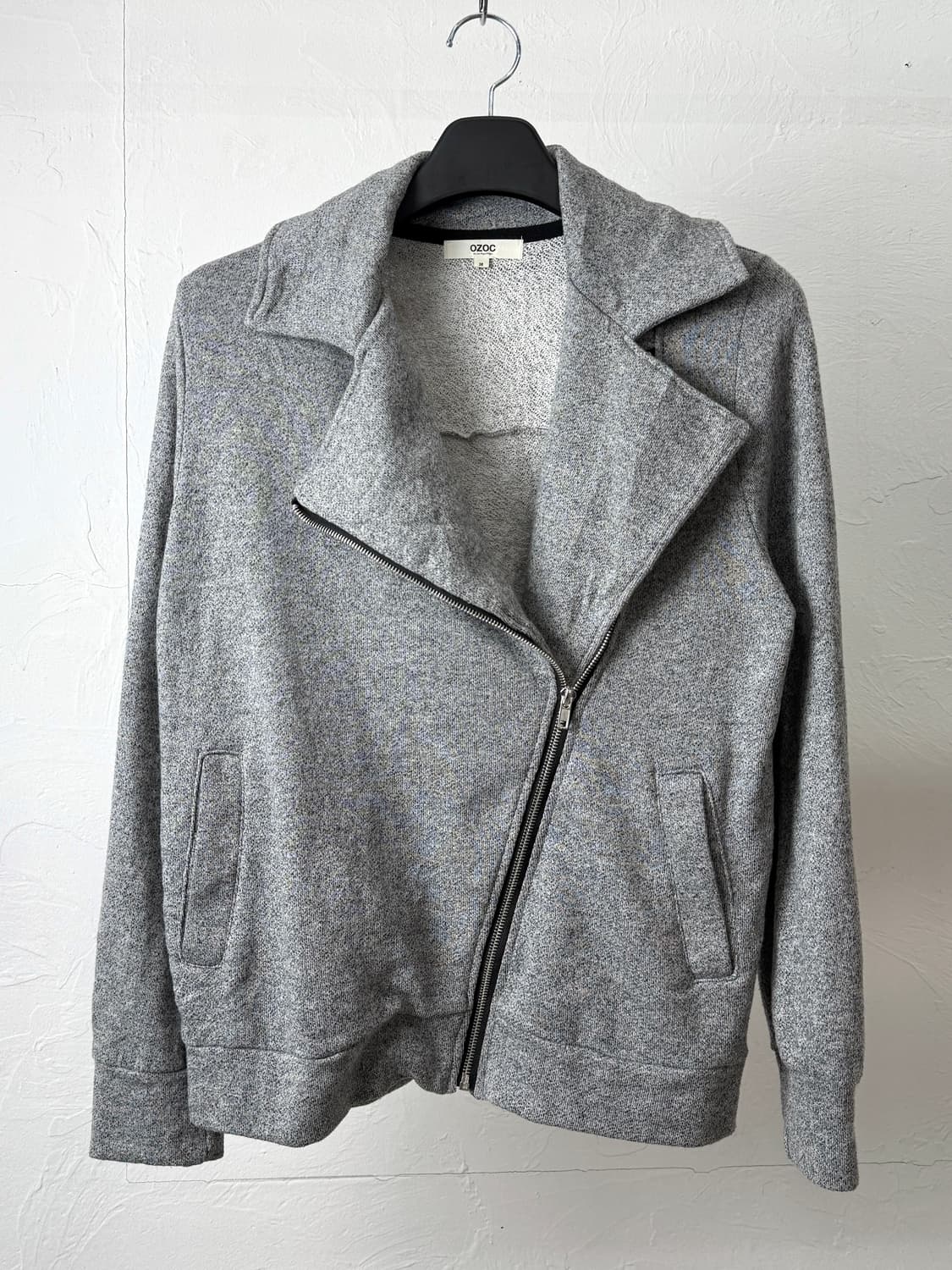 Ozoc 사선 카라 집업 자켓 상품이미지6