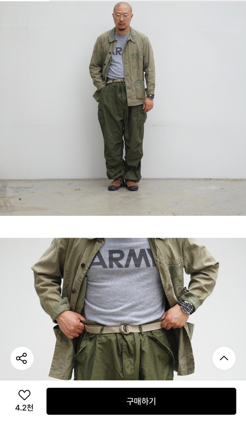 새상품 YMCLKY US M-65 Field Pants - Olive M 상품이미지4