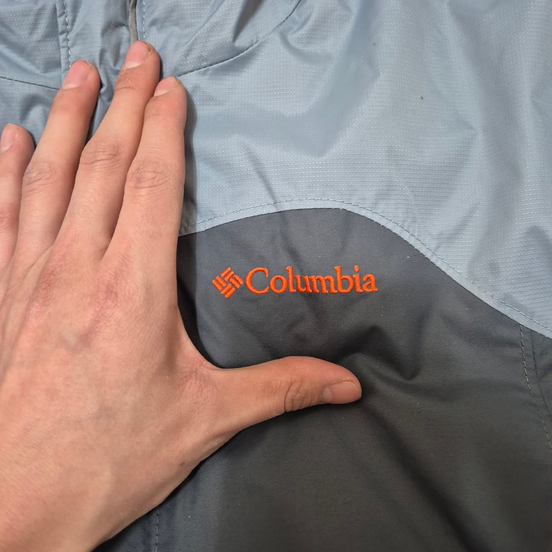 컬럼비아 남성 배색 후드 바람막이 자켓 L(100) 상품이미지4