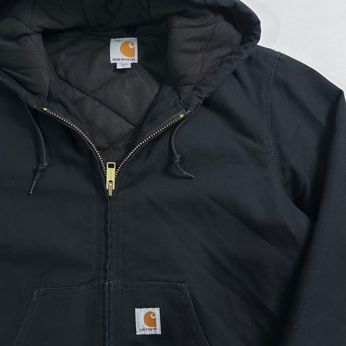 칼하트 j140 블랙 엑티브 자켓 상품이미지3