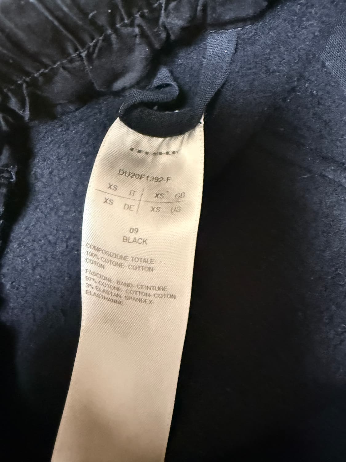 다크쉐도우 20fw 헤비웨이트 코튼 드로우스트링팬츠 DU20F1392-F 상품이미지5